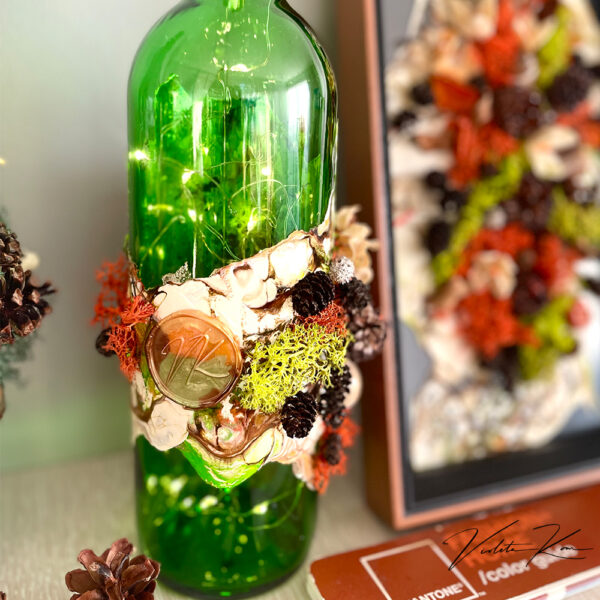 Decorated Wine Bottle - Image 12