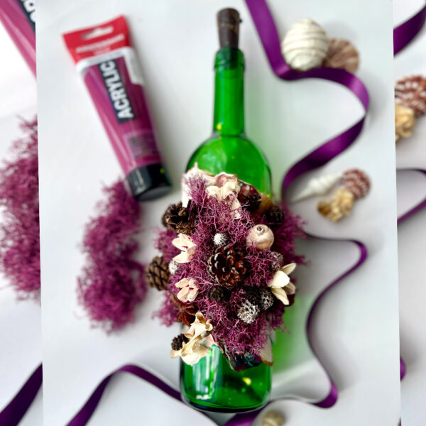 Decorated Wine Bottle - Image 11