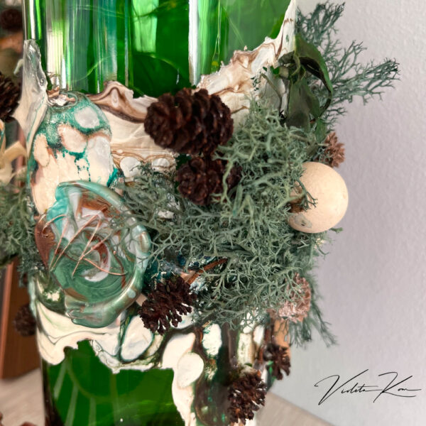 Decorated Wine Bottle - Image 19